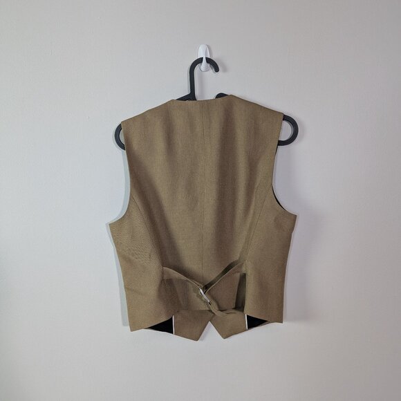 Club Monaco Flawless Tailored Vest Beige Size XS - Picture 2 of 5